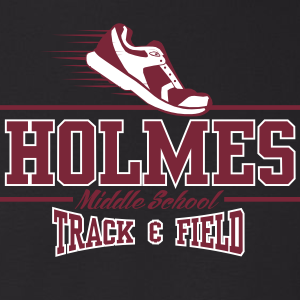 Close up picture of J.E. Holmes in Eden, NC Track and Field shirt